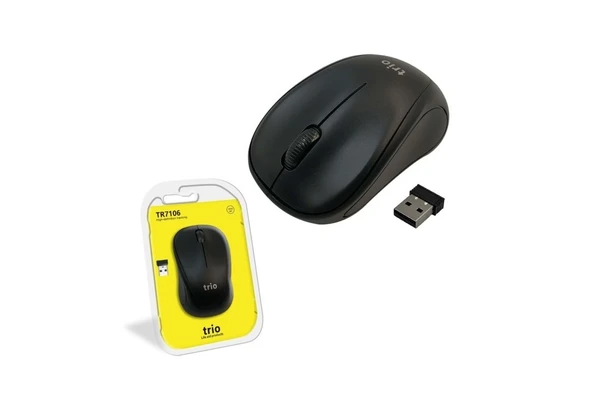 PDATeknoloji Kablosuz Mouse Siyah TR7106S ürün görseli 1