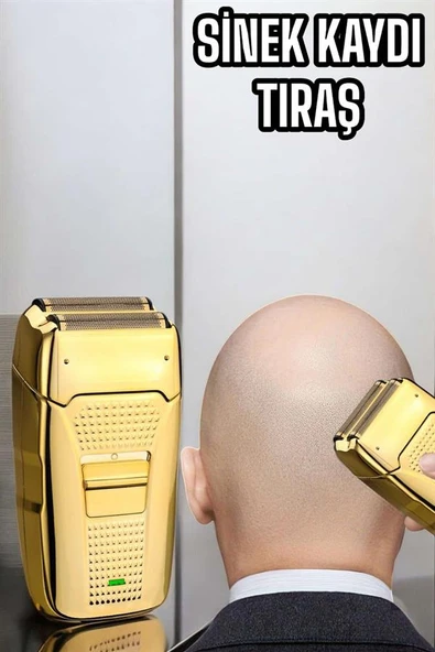 Tıraş Makinesi Paslanmaz Çelik Şarjlı Taşınabilir - 3