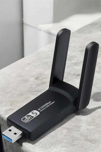 Wifi Adaptör Çift Bantlı Kablosuz Wifi Adaptörü - 5