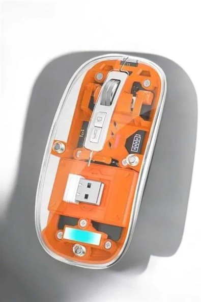 Kablosuz Mouse Fare 5.0 Bluetooth Bağlantılı USB Girişli - 5