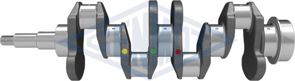 Mitsubıshı Ticarı Krank MILI Mitsubıshı 4d31 4d32 Canter Fe304 Fe444 Fe635 H350 - Genmot 1142 ürün görseli