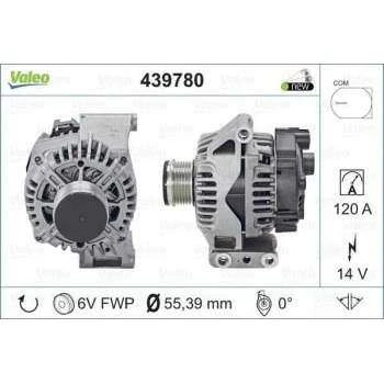 Fiat Alternator 14v 120a Fiat Egea Doblo 1.3 Dizel 13> Fiorıno 1.3 Mjet 07> - Valeo 439780 ürün görseli 1