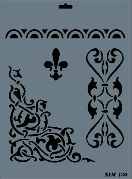 Rich New Seri N-130 Stencil 35x25 cm ürün görseli