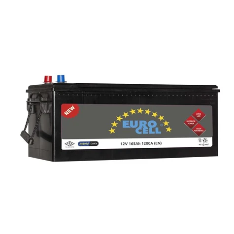 Aku Truck Aku 12v 165 Ah B150 (513×222×223) Tirnaklı - Eurocell 8699358510099 - Resim 1