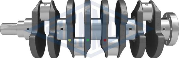 Fiat Krank MILI 500 500c 500l Albea Doblo Punto Fiorıno Grande Punto İdea Linea Palıo Panda 1.3 Mjet 06> - Genmot 1137-1 ürün görseli 1