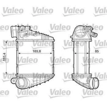 TURBO RADYATORU INTERCOOLER GOLF IV BORA A3 OCTAVIA TOLEDO LEON 1,9 TDI 98>06 - VALEO 817205 - 1