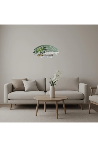 Akman Okula Dönüş Otobüsü Dekoratif Aynalı Tablo 47,1 cm x 23,2 cm - ACL6206530-9478