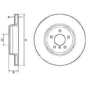 Volvo Arka Fren Disk Ayna  Volvo Xc90 II (256) 2.0 T6 Awd 17> - Delphi Bg4948c ürün görseli