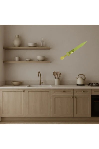 Akman Tarihi Kılıç Motifli Dekoratif Duvar Altın Aynalı Tablosu 46,9 cm x 32,1 cm - ACL6205410-4979 - 3