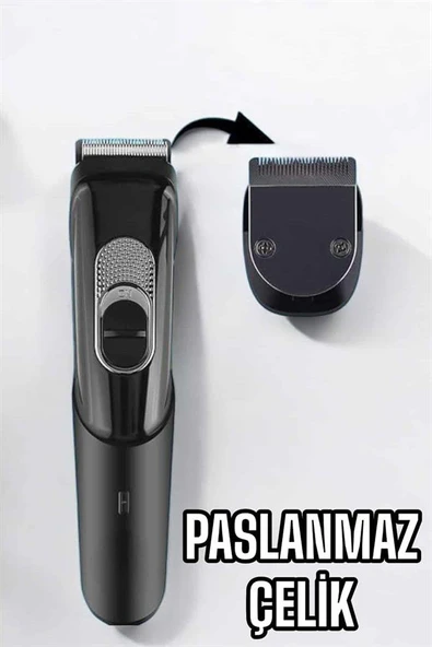 Saç Sakal Vücut Şarjlı Kablosuz Tıraş Makinesi Profesyonel Paslanmaz Çelik ürün görseli 1
