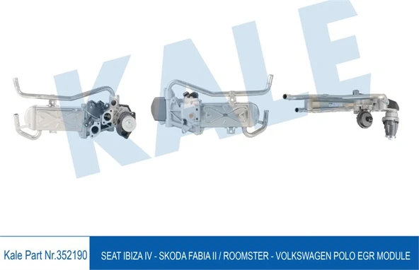 Vag Egr Valfı 1,2 Polo 10>14 İbiza 12>15 Fabıa 11>14 Roomster 11>15 - Kale 352190 ürün görseli