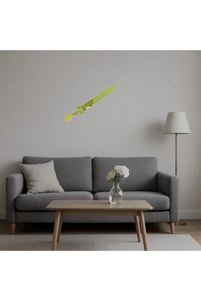 Akman Tarihi Kılıç Motifli Dekoratif Duvar Altın Aynalı Tablosu 46,9 cm x 32,1 cm - ACL6205410-4979 - 5