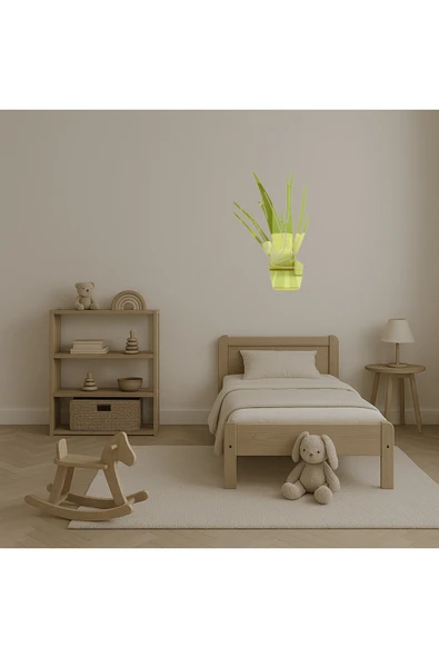 Akman Aloe Vera Bitkisi Dekoratif Altın Aynalı Tablo 29,8 cm x 47,3 cm - ACL6206493-1687 - Resim 4