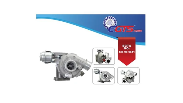 TURBO SARJ HYUNDAI ACCENT ERA 2008-> GETZ 2006-> RIO 2006-> CEED 2007-> I30 2007-> 110 BG EURO 4 MOT - GTSTURBO 135980611 - 1