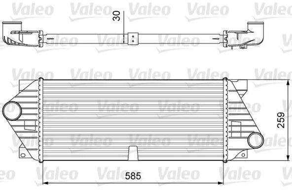 Mercedes Turbosarj Radyatoru ML-Class W163 99>05 - Valeo 818635 ürün görseli