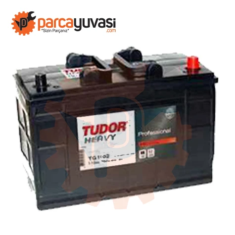 Aku Aku 12v 110 Ah 750a D02 (349×175×235) Start Pro (105 Ah Muadılı) - Tudor Tg1102 - Resim 1