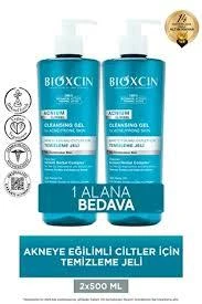 Bioxcin Acnium Yüz Yıkama Jeli Sebium Dengeleyici 500 ml - 1+1 Hediyeli ürün görseli