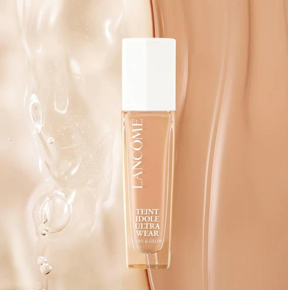 Lancome Teint Idole Ultra Wear Care & Glow Serum Içerikli Likit Fondöten 125 W - 3