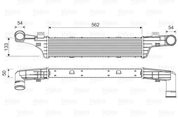 Mercedes Turbosarj Radyatoru E-Class W210 96>99 S210 96>99 - Valeo 817905 ürün görseli