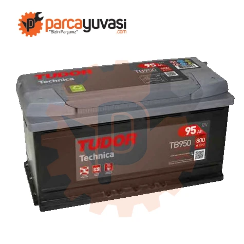 Aku Aku 12v 95 Ah 800a L05 (353×175×190) - Tudor Tb950 - Resim 1
