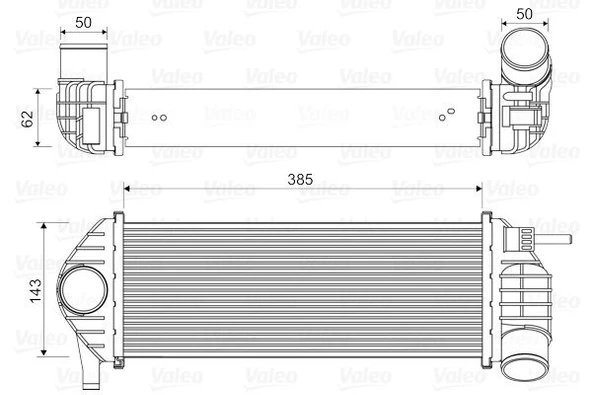 Renault Turbo Radyatoru Kangoo III 1,5dci K9k - Valeo 818584 ürün görseli