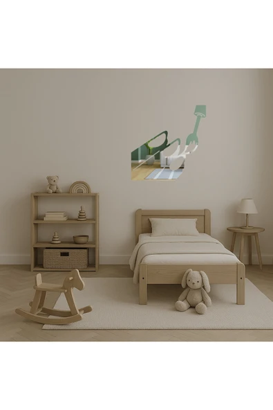 Akman Oje Şişesi Tasarımlı Duvar Aynalı Tablosu 46,9 cm x 47,1 cm - ACL6205528-9213 - Resim 4