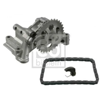 Vag Yag Pompası Seti (pompa+zıncır+gergi Numarası > 06a115130) Golf IV V VI Jetta III Passat Polo T5 T6 - Febi 33751 ürün görseli