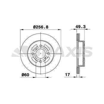 Suzukı On Fren Disk Aynası Suzukı İgnis 1.3i 1.5i - Braxıs Ae0467 ürün görseli