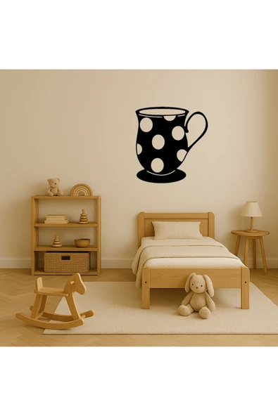 Akman Çay Fincanı MDF Duvar Dekoru 89,2 cm x 94,4 cm - ACL6201320-1329 - 3