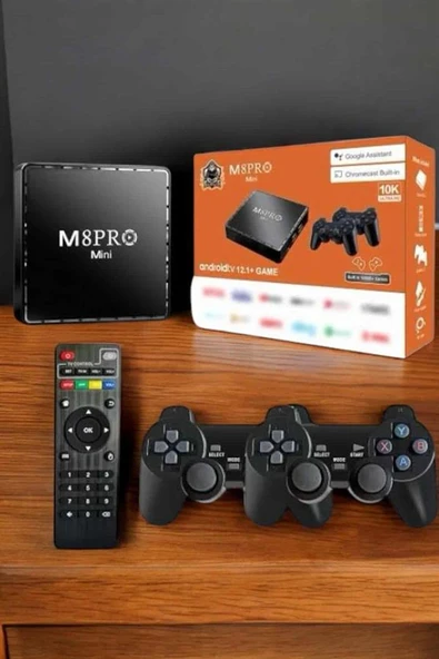 TV Game Box Netflix Youtube 1000 Oyunlu Android Oyun Konsolu Kumandalı - 5