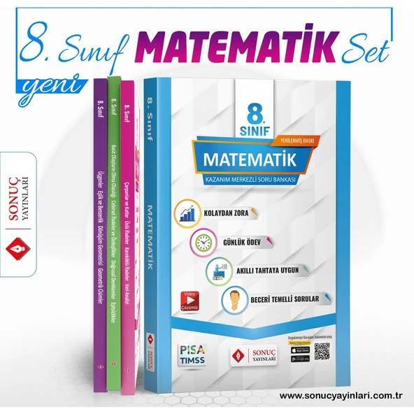 Sonuç Yayınları 8. Sınıf Matematik Modüler Set - 2