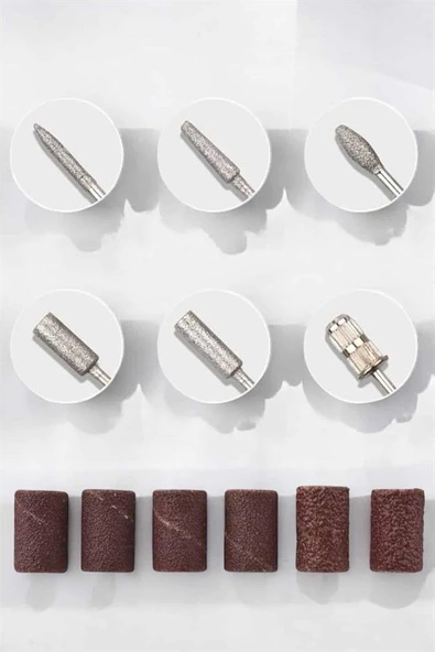 Protez Tırnak Manikür ve Pedikür Seti Elektrikli - Resim 3