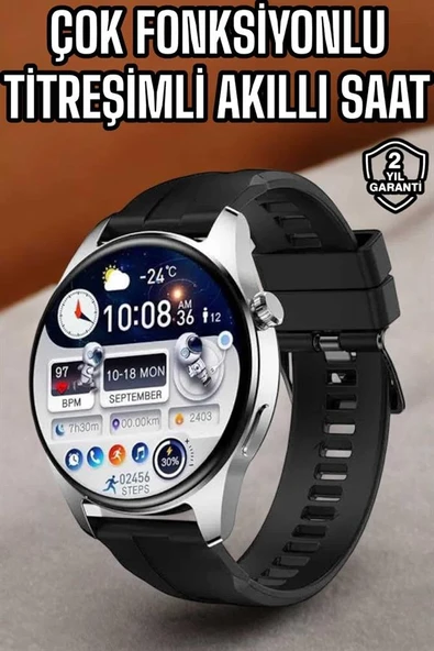 Akıllı Saat Tema Değiştirme Titreşimli Bluetooth Bağlantılı NFC Ve GPS Uyumlu - Resim 2