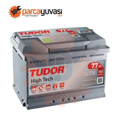 Aku Aku 12v 77 Ah L03 (278×175×190) High Tech Carbon Boost 2.0 (hizli Sarj) - Tudor Ta770 - Resim 1