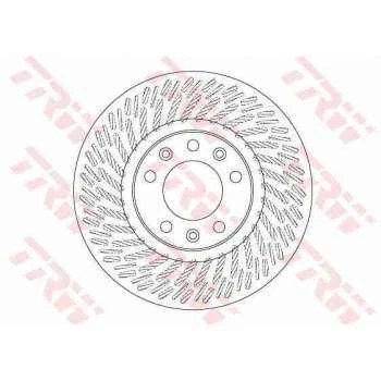 Psa On Fren Disk Aynası P308 II 13> P308 Sw II 14> Havalı (capı: 283mm Kalınlık: 26mm) - Trw Df6698 ürün görseli