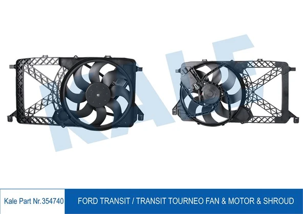 Ford Fan Motoru Davlumbazlı Ford Transıt V348 06>11 - Kale 354740 ürün görseli