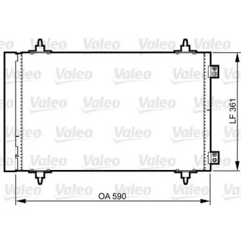 Psa Klima Radyatoru Expert III Jumpy III Scudo III P807 C8 06> - Valeo 814366 - Resim 1