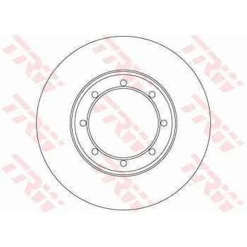 Renault Arka Fren Aynası (diski) Master III 2,3dci 10> (cift Teker) - Trw Df6372 ürün görseli