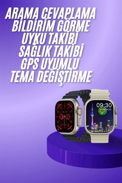 Akıllı Saat Bluetooth Bağlantılı Uyku ve Sağlık Takibi ürün görseli