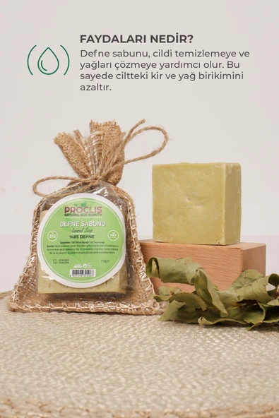 Doğal El Yapımı Defne Sabunu  100 gr - 2