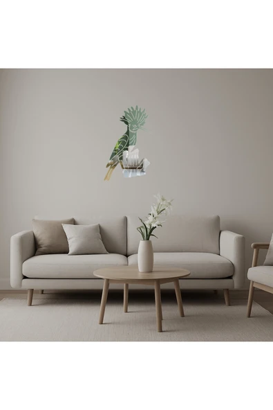 Akman Kuş ve Doğa Dekoratif Aynalı Tablo - Doğal Güzellikler 60,4 cm x 94,8 cm - ACL6204771-7280