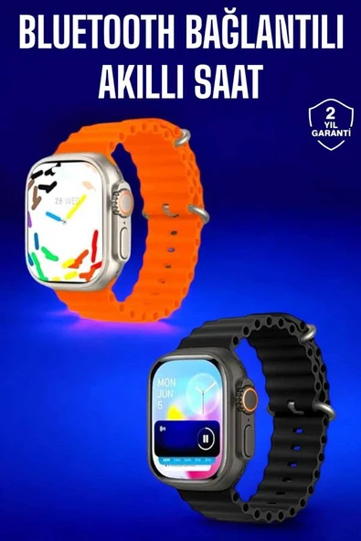 Akıllı Saat Arama Cevaplayan Bildirim Görme Yeni Nesil Bluetooth Bağlantılı - Resim 2