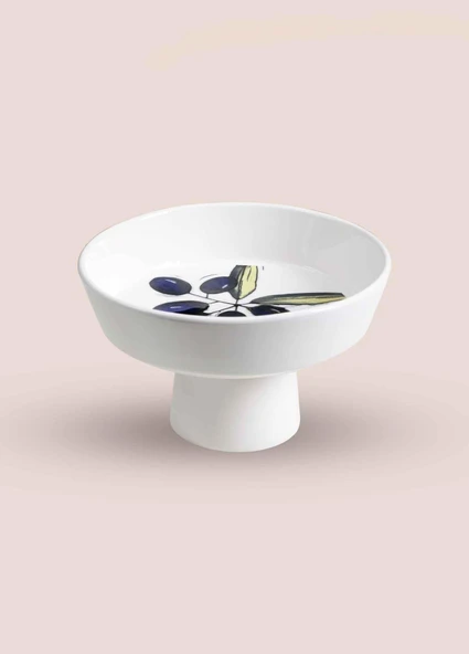 The Mia Olivos Ayaklı Meyvelik 23x14 cm - Resim 7