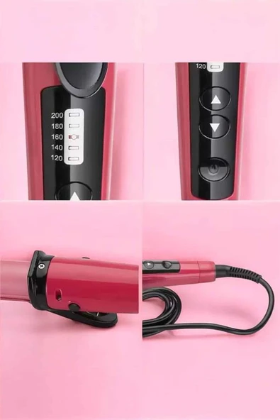 Hem Düzleştirici Hem Maşa Saç Şekillendirici - 4