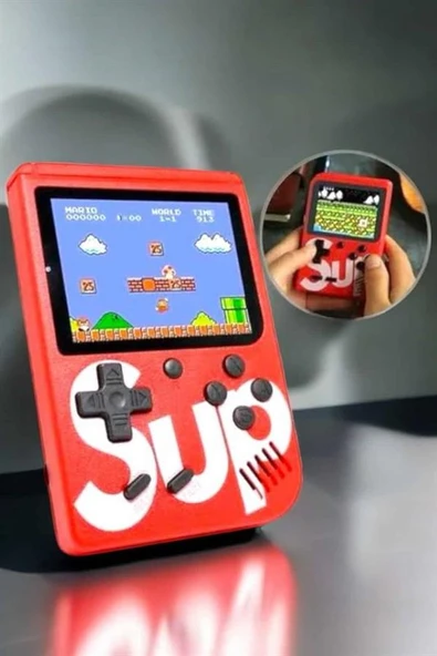 Çocuklara Özel SUP 400 Oyunlu Mini Oyun Konsolu - 5