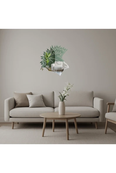 Akman Arizona Cardinals Kuş Figürlü Dekoratif Aynalı Tablo 86,6 cm x 93 cm - ACL6209793-8105