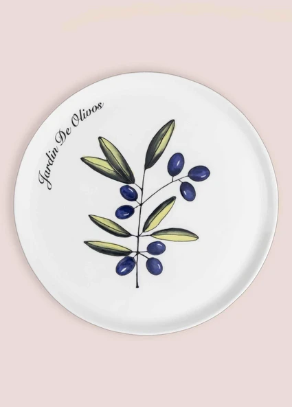 The Mia Olivos Ayaklı Servis Tabağı 10x30 cm - Resim 6