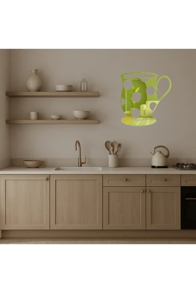 Akman Çay Fincanı Altın Aynalı Tablo 89,2 cm x 94,4 cm - ACL6201309-9138 - 3