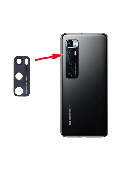 Akman Xiaomi Mi 10 Ultra Kamera Lens Camı-(1903) - ACL6203005-8407