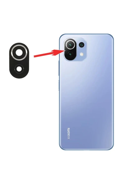 Akman Xiaomi Mi 11 Lite Kamera Lens Camı-(1903) - ACL6204983-9690 - 2